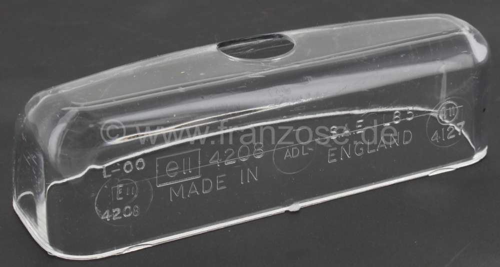 Citroen-2CV - éclairage de plaque, verre de remplacement pour modèle universel ref 75316 et 75317