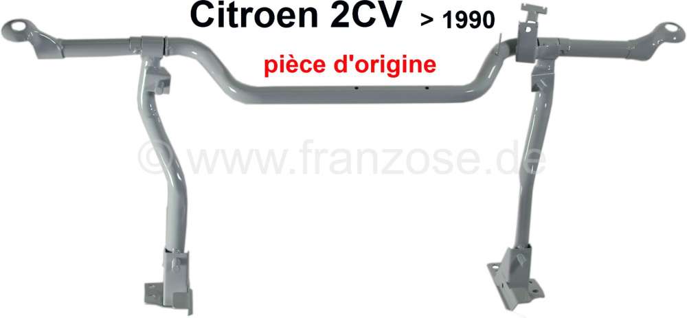 Alle - support de phare, Citroën 2CV de 1977 à 1990, potence 3ème modèle, modèle large, conv