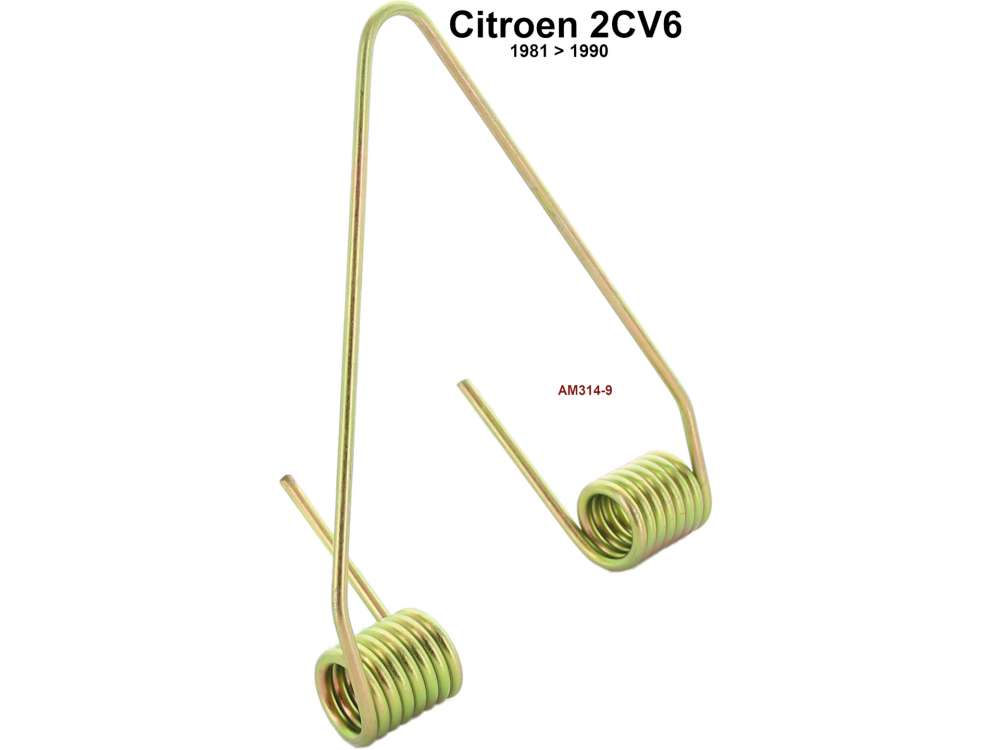 Citroen-2CV - ressort de fourchette d'embrayage 2CV4, 2CV6 après 1981, refabrication. n° d'origine: AM