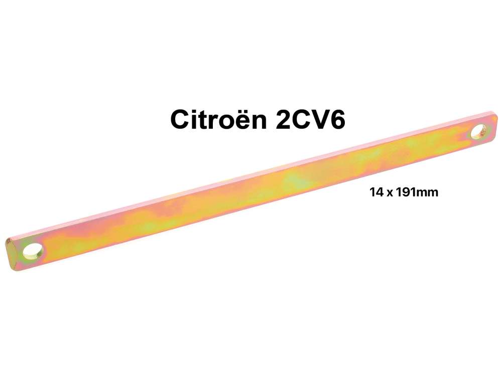 Alle - commande de frein à main, Citroën 2cv6, tige de connection entre levier de commande dans