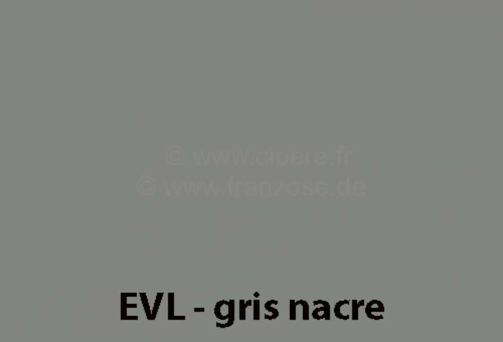 Citroen-2CV - peinture en bombe 400ml /AC 095/EVL/jante Gris Nacre / Argent-Charleston, couvrir d'un ver