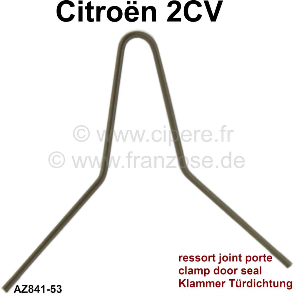 Joint de porte Citroën 2CV - HY, Renault Frégate