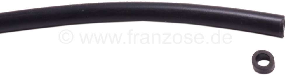 Peugeot - durite de lave-glace noir, diam. int.: 3,5mm; le mètre, coupé sur mesure, pas de retour 