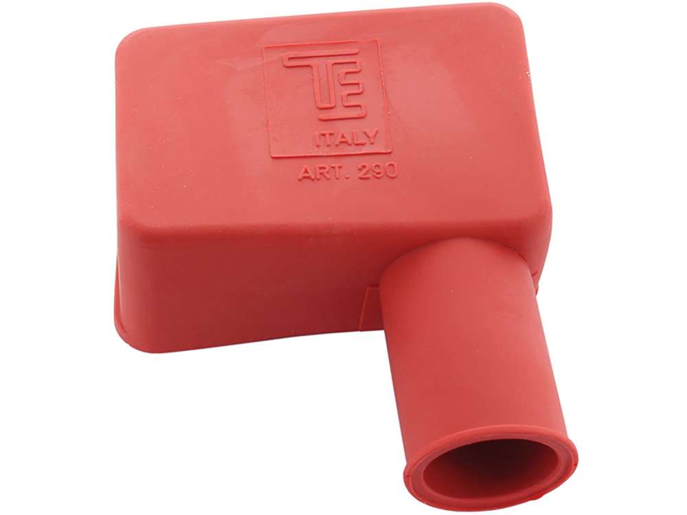 Alle - protection caoutchouc pour cosse de batterie, couleur: rouge, longueur: 52mm. largeur: 35m