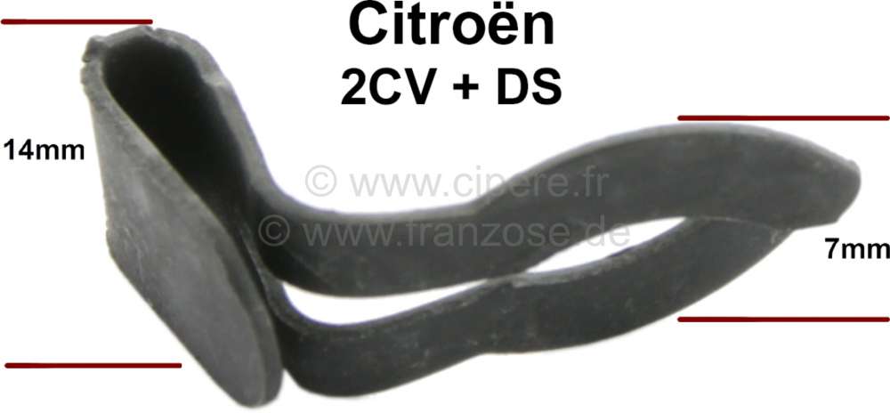 Citroen-2CV - agrafe de panneau de porte, Citroën 2CV, DS, Peugeot, Renault, refabrication de très hau