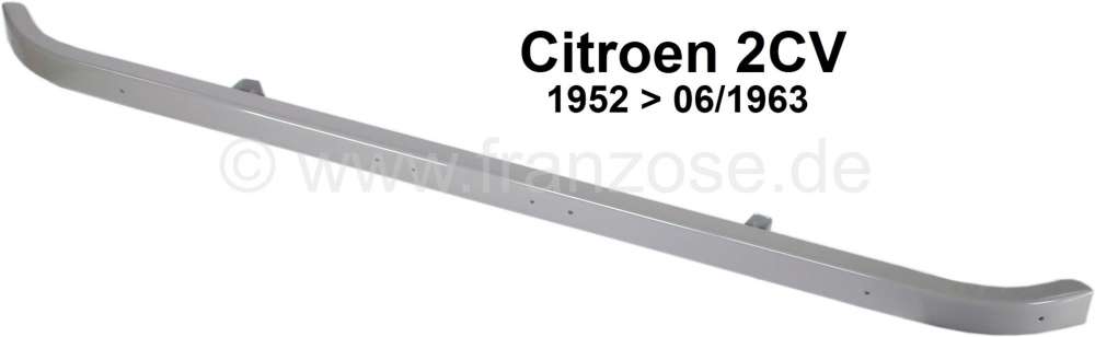 Citroen-2CV - pare-chocs, Citroën 2CV de 1952 à 1963, lame arrière fine, prévoir une peinture
