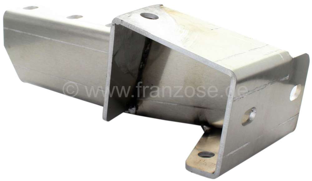 Sonstige-Citroen - support de pare-chocs, Citroën 2CV4, 2CV6, avant droit, refabrication en aluminium. Made 