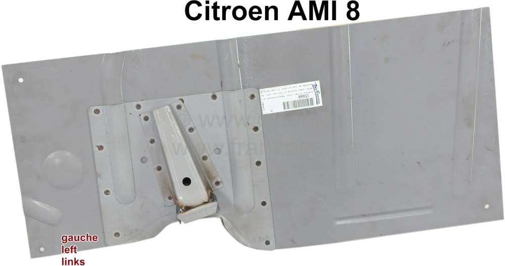 Peugeot - passage de roue arrière, Citroën Ami8, Ami Super, tôle de réparation milieu de l' aile