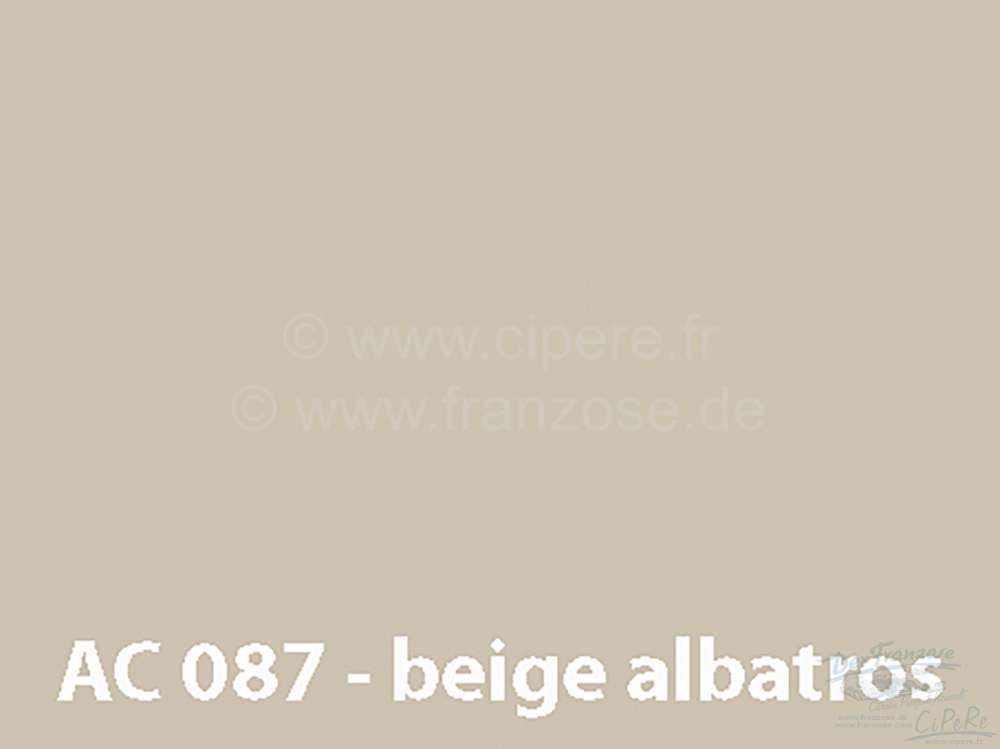 Peugeot - peinture 1000ml, / GCA / AC 087 / 9/71-9/73 Beige Albatros, ajouter le durcisseur 20438 (2