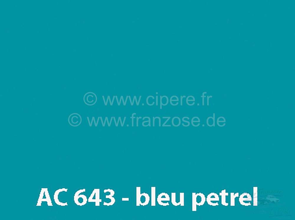 Citroen-2CV - peinture 1000ml, / GNN / AC 643 / 9/74-9/76 Bleu Petrel, ajouter un durcisseur 20438 (mél