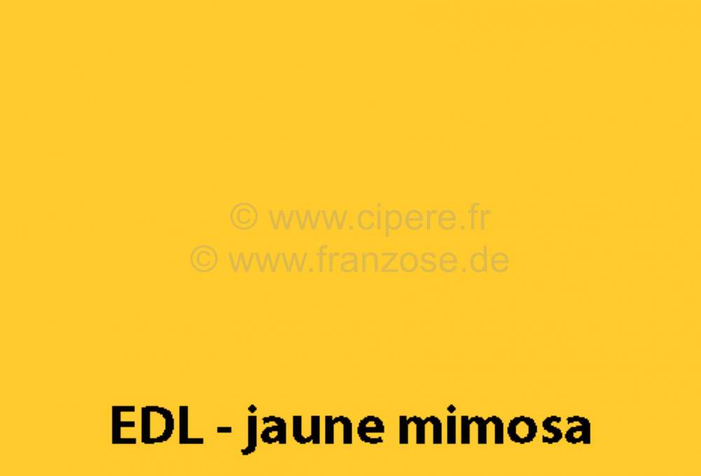 Citroen-2CV - peinture en bombe 400ml / EDL / GLD / AC 333 Jaune Mimosa; 9/78 - 9/80; conservation: 6 mo
