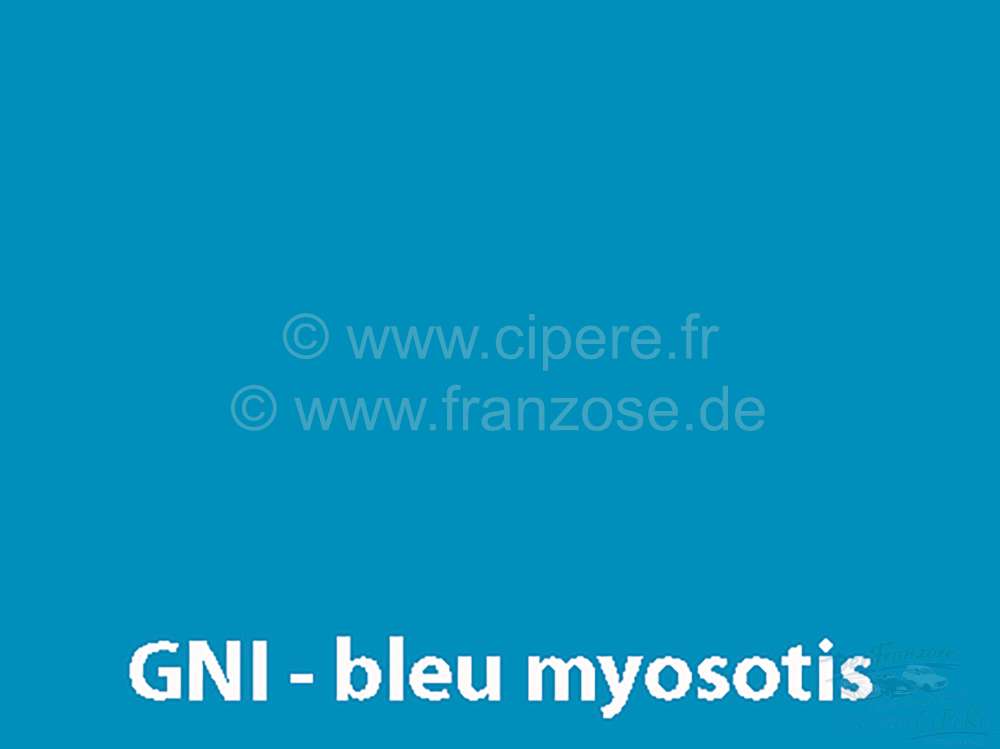 Peugeot - peinture en bombe 400ml / GNI / AC 645 Bleu Myosotis; 9/76 - 9/79; conservation: 6 mois ma