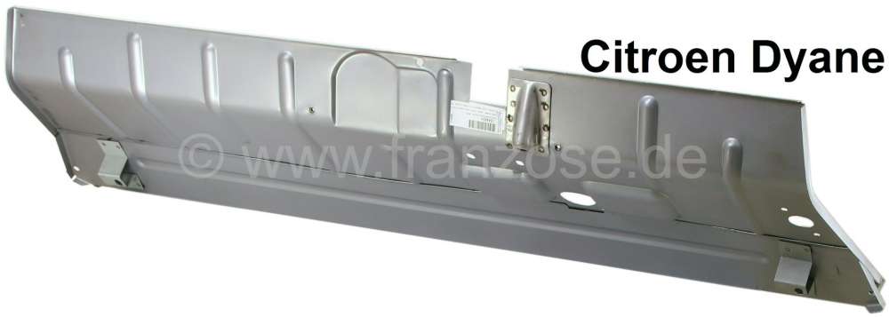 Alle - plancher sous pédales, Citroën, Dyane, ACDY, complet, tôle électrozinguée. Made in Eu