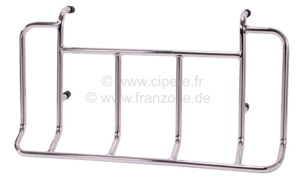 Citroen-2CV - porte-bagages chromé, toutes anciennes, largeur 545mm, longueur 310mm. Modèle attractif 