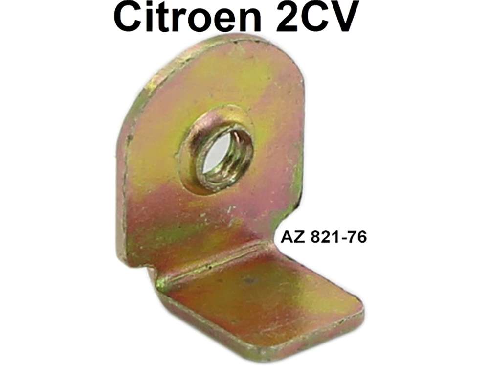 Citroen-DS-11CV-HY - tôle sur pied milieu, Citroën 2CV, recouvre la charnière de pied milieur, adaptable sur