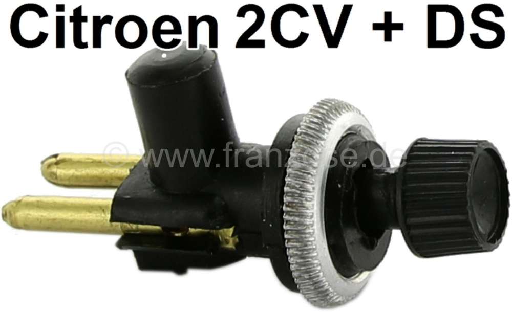 Citroen-2CV - bouton tirette, contact essuie-glace, 2CV, DS, refabrication comme d'origine