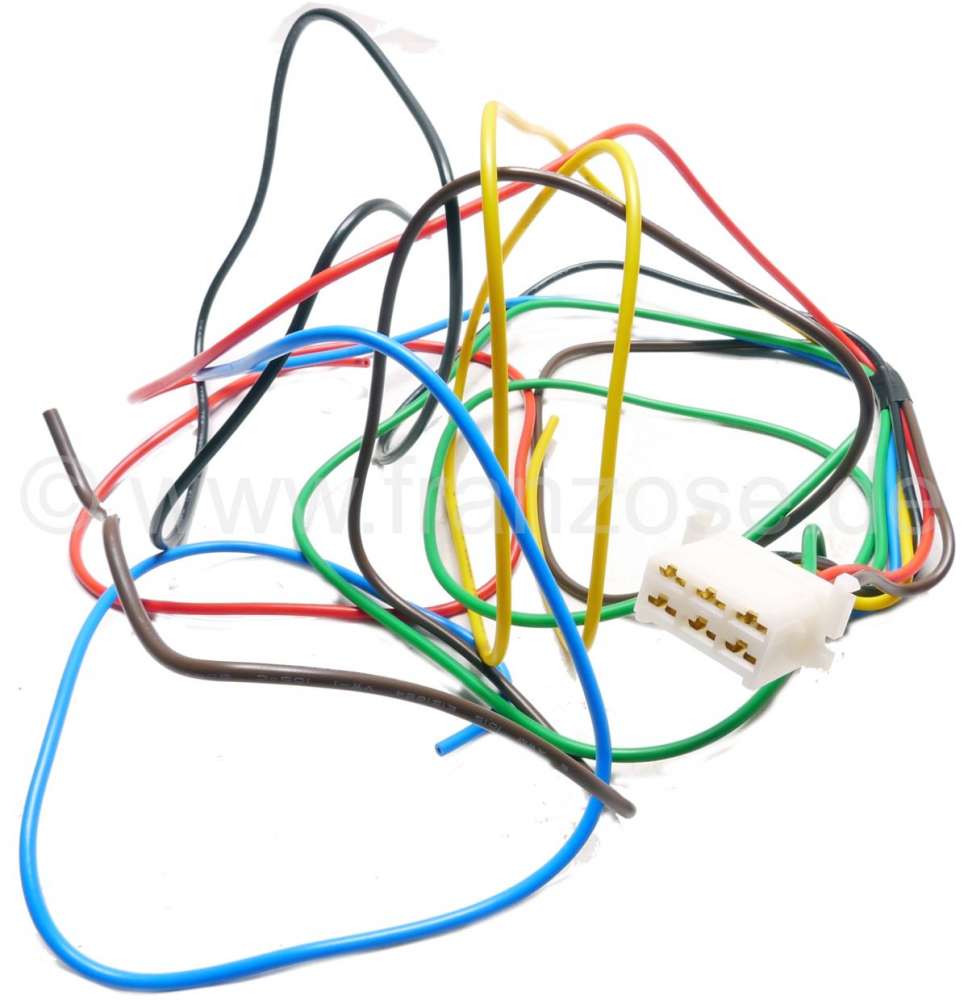 Citroen-2CV - faisceau pour feux de detresse / Warning 6 Volt avec connection pour notre ref 14218