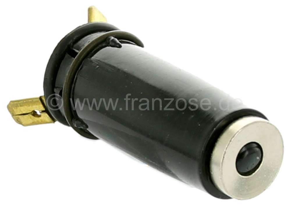 Citroen-2CV - témoin lumineux de contrôle, Citroën 2CV, HY, DS, avec lentille verte, entourage chrom�