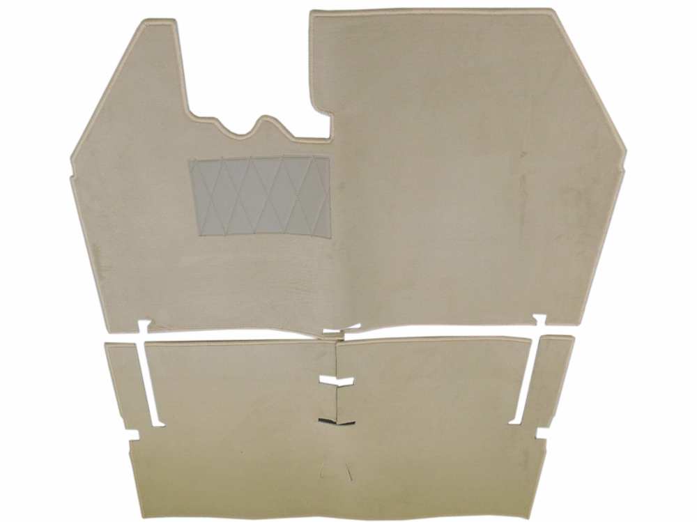 Citroen-2CV - tapis de sol, Citroën Ami6 et Ami8, beige crème