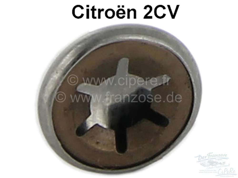 Alle - armature avant de capote, Citroën 2cv avec fermeture intérieure, fixation sur téton cha
