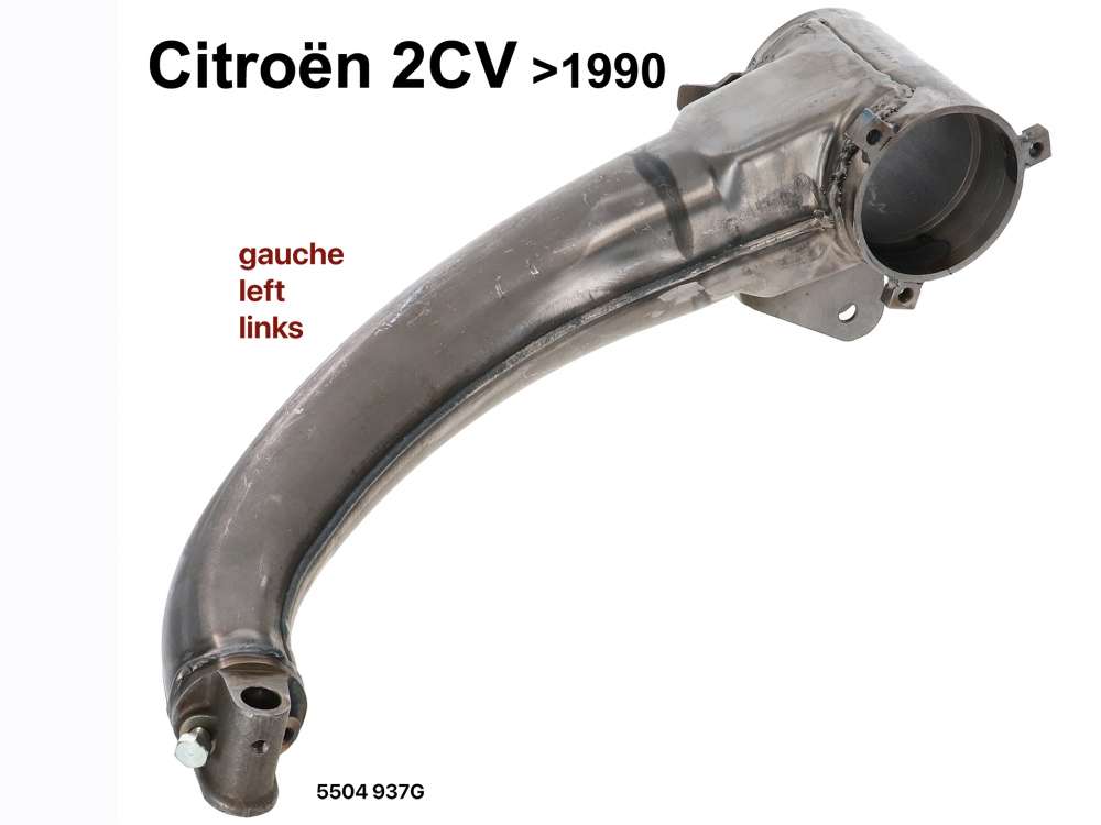 Citroen-2CV - bras de suspension avant gauche, Citroën 2CV jusque 1990, bras livré nu, non peint. Pré