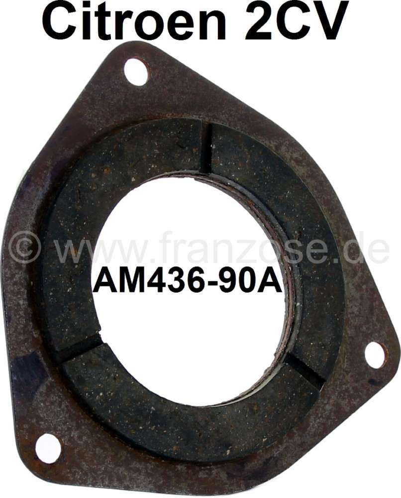 Citroen-2CV - frotteurs, Citroën 2CV, flasque de frotteur, n° d'origine AM43690A