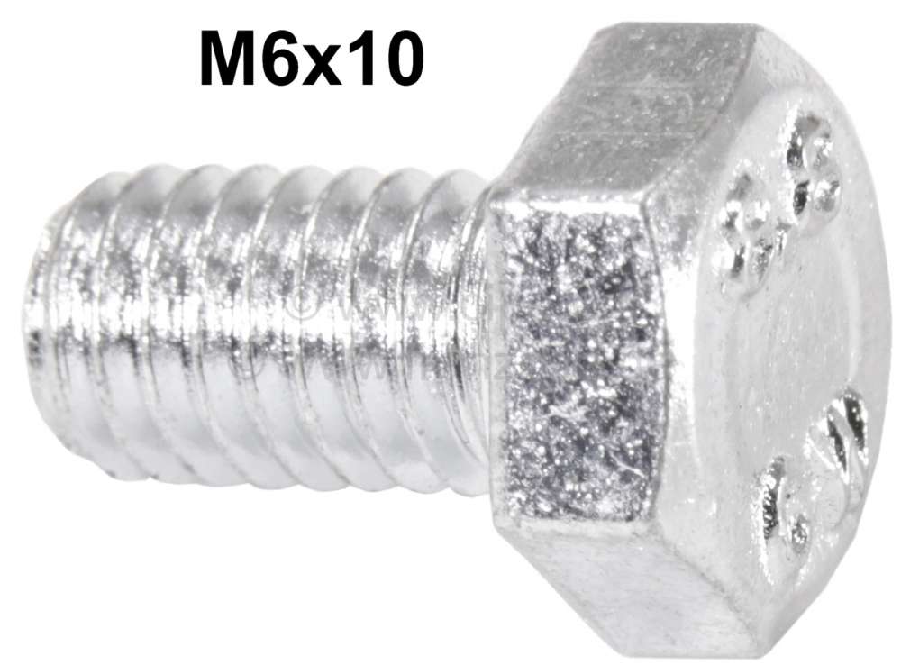 Citroen-DS-11CV-HY - vis M6x10 galvanisée, fixation cylindre de roue 2CV