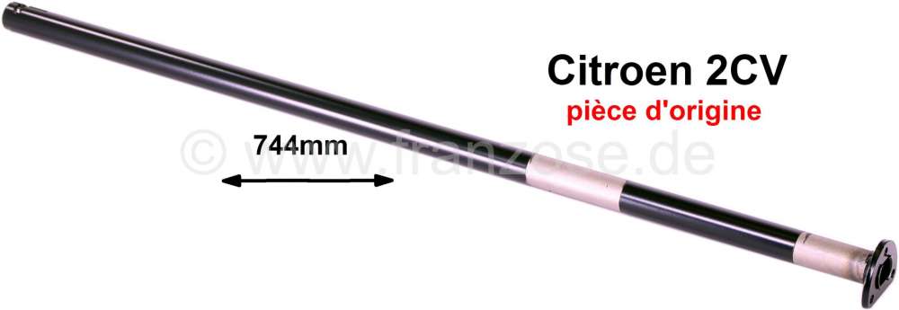 Peugeot - colonne de direction, Citroën 2CV et AK jusque 1990, pièce d'origine, longueur 744 mm