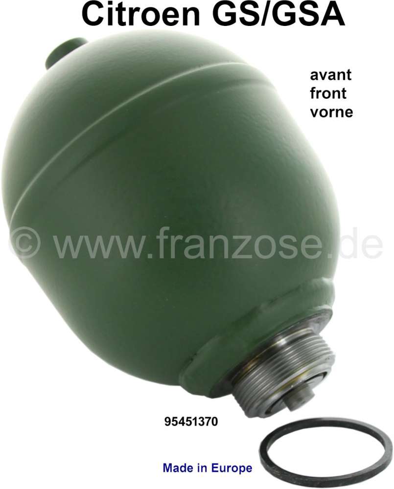 Sonstige-Citroen - sphère de suspension avant, GS, GSA, n° d'origine 95451370