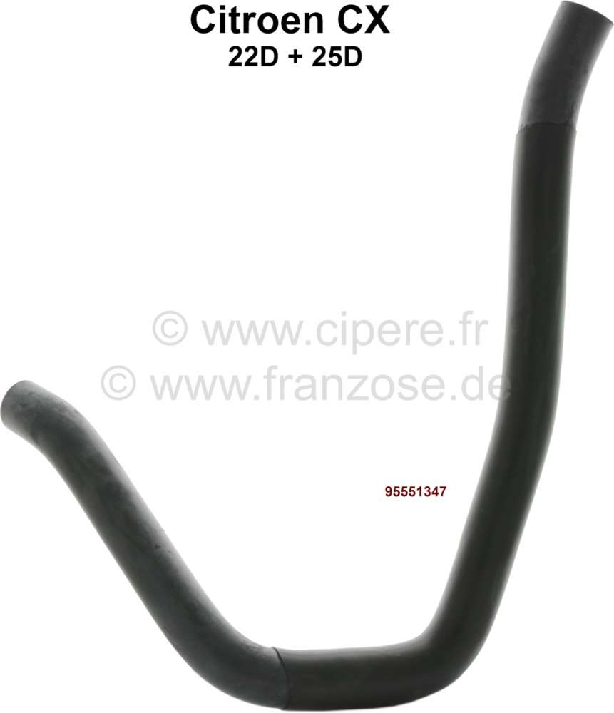 Sonstige-Citroen - durite de reniflard, Citroen CX Diesel 22D + 25D, n° d'origine 95551347
