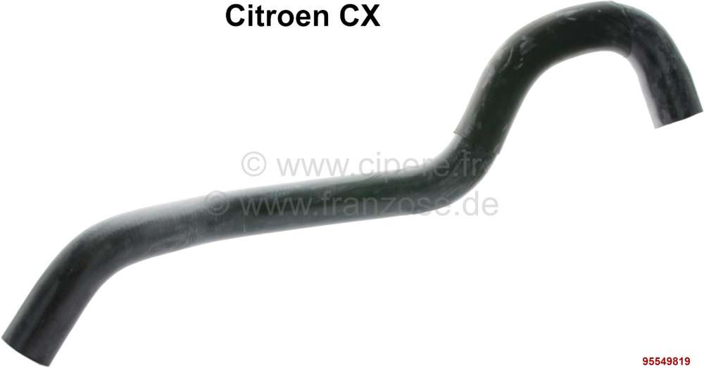 Sonstige-Citroen - durite de refroidissement, préchauffage de carburateur, Citroën CX, n° d'origine 955498