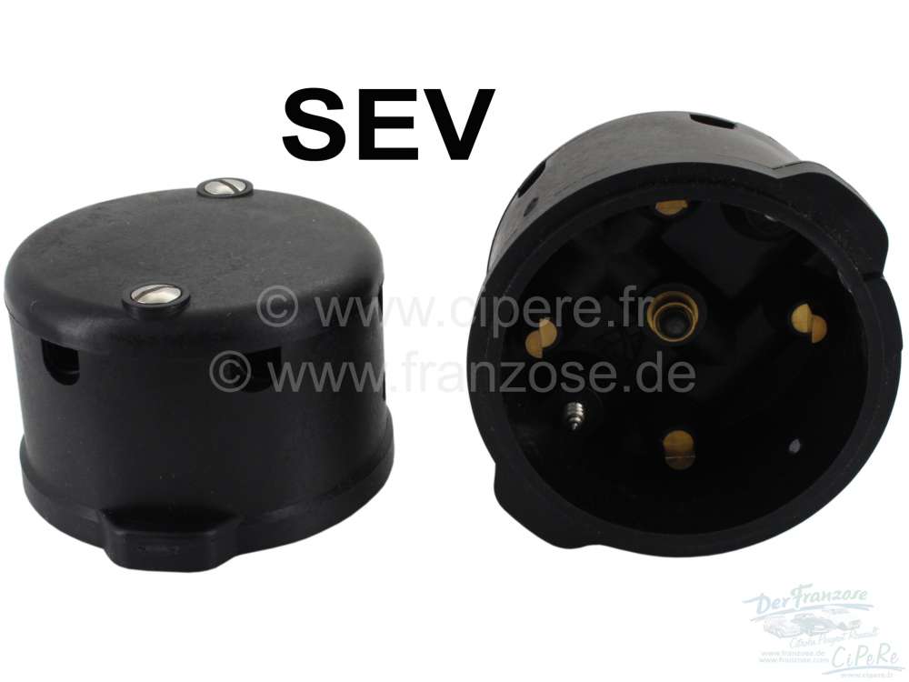 Citroen-2CV - tête d'allumeur SEV, Citroën 11CV, sorties horizontales