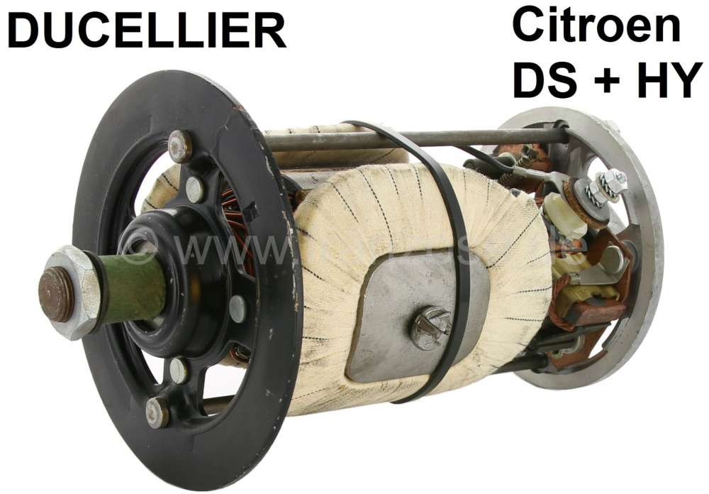 Citroen-DS-11CV-HY - dynamo Ducellier, kit de réparation pour dynamo 12 volt 350 watts de série 7. Pour boît