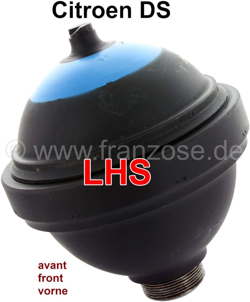 Alle - sphère de suspension avant LHS ancien modèle, DS, éch. std., consigne 100 euros, 59mm, 
