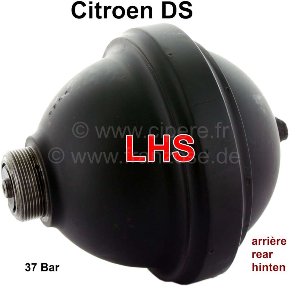Alle - sphère de suspension arrière LHS ancien modèle, DS break, éch. std., consigne 100 euro