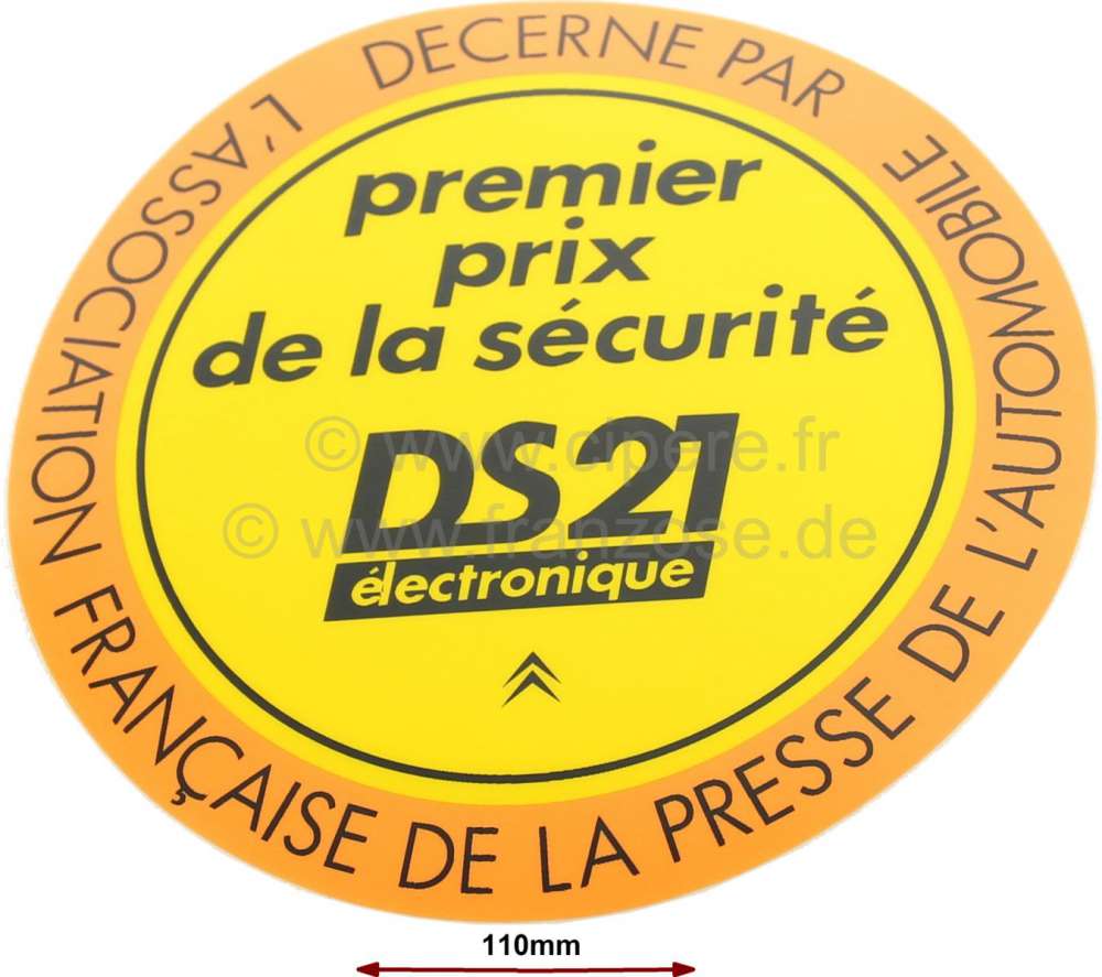 Citroen-DS-11CV-HY - autocollant 