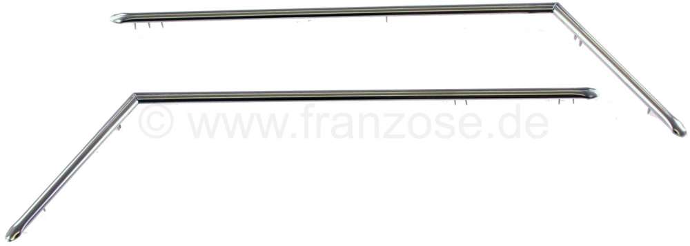 Citroen-DS-11CV-HY - baguettes de panneau de porte avant, Citroën DS Pallas int. cuir ou tissus, et DS non-Pal