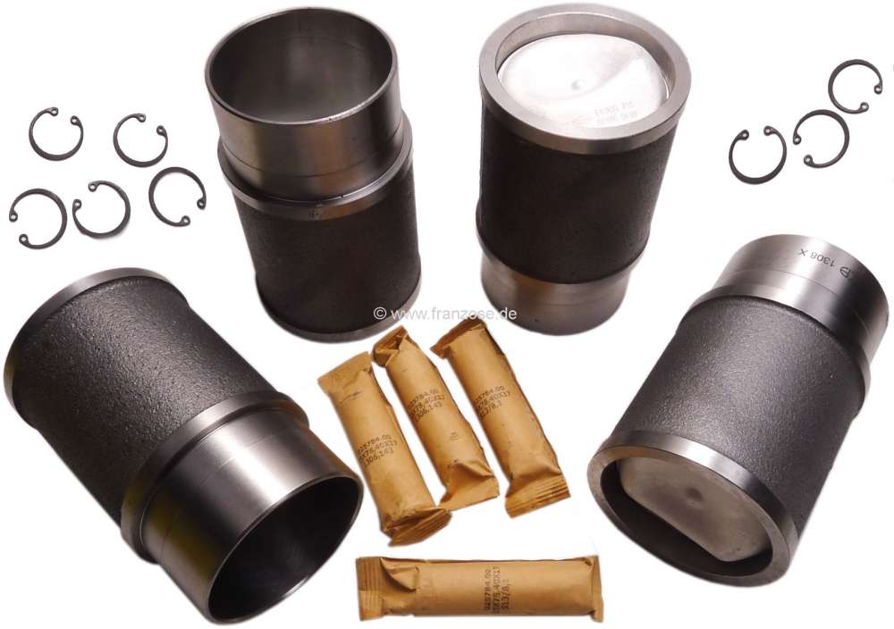 Citroen-2CV - chemises et pistons, Citroën DS21, DSuper5, moteurs 2175cm3 type DX, DX2 et DX3, alésage