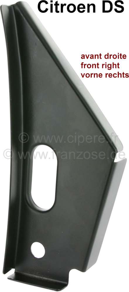 Peugeot - brancard de bas de caisse, Citroën DS, tôle de fermeture avant droite