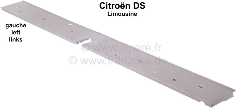 Alle - brancard de bas de caisse, Citroën DS, tôle de réparation verticale de brancard, tôle 