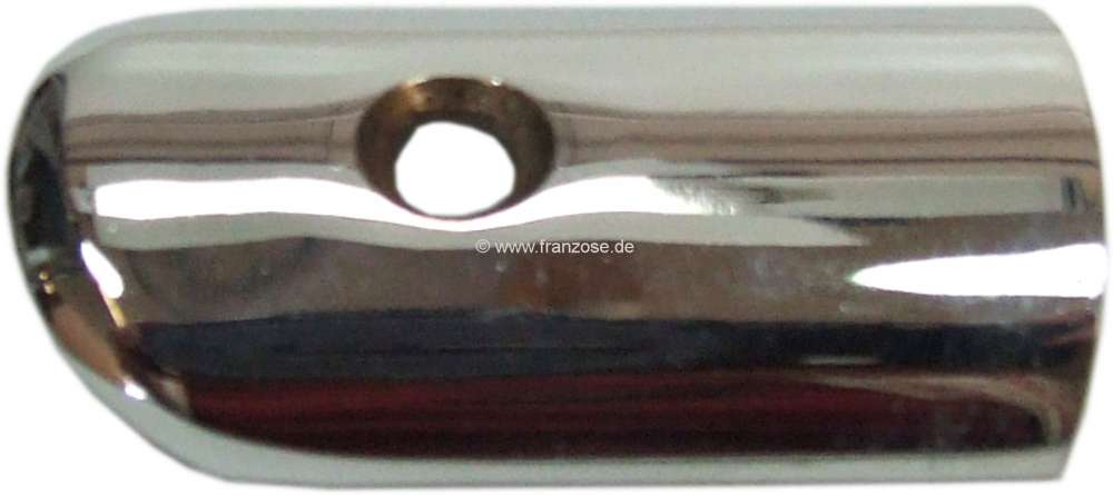 Citroen-DS-11CV-HY - couvre joint de charnière centrale capot moteur, Traction - 11cv et 15cv, 47x25mm, n° d'