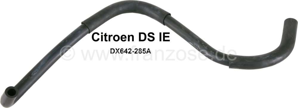 Alle - durite de radiateur de chauffage, Citroën DS Ié (injection), durite d'eau de la culasse 