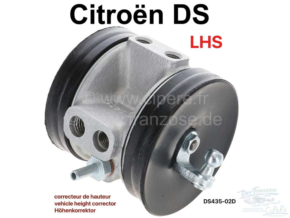 Citroen-DS-11CV-HY - correcteur de hauteur LHS, DS, éch. std., consigne 100 euros