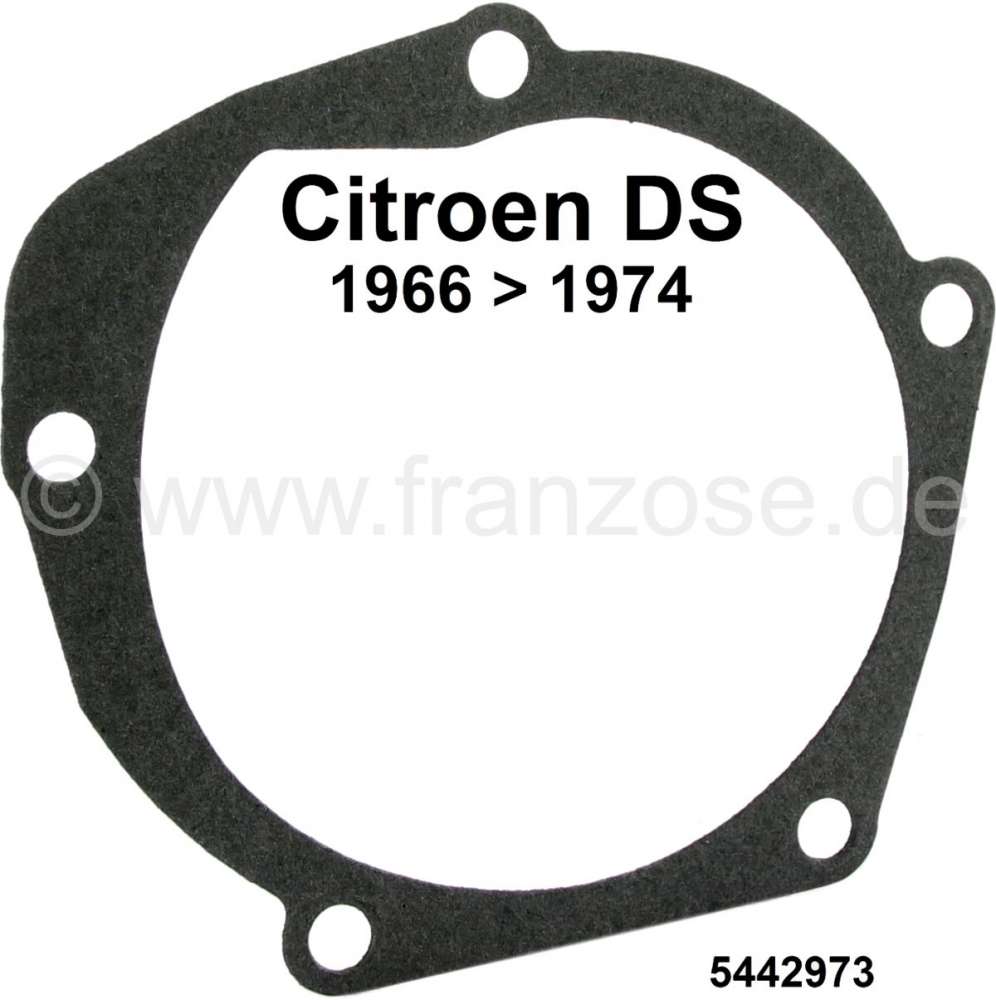Citroen-DS-11CV-HY - joint de pompe à eau, Citroën DS à partir de 1966, entre la pompe et le boîtier de pom