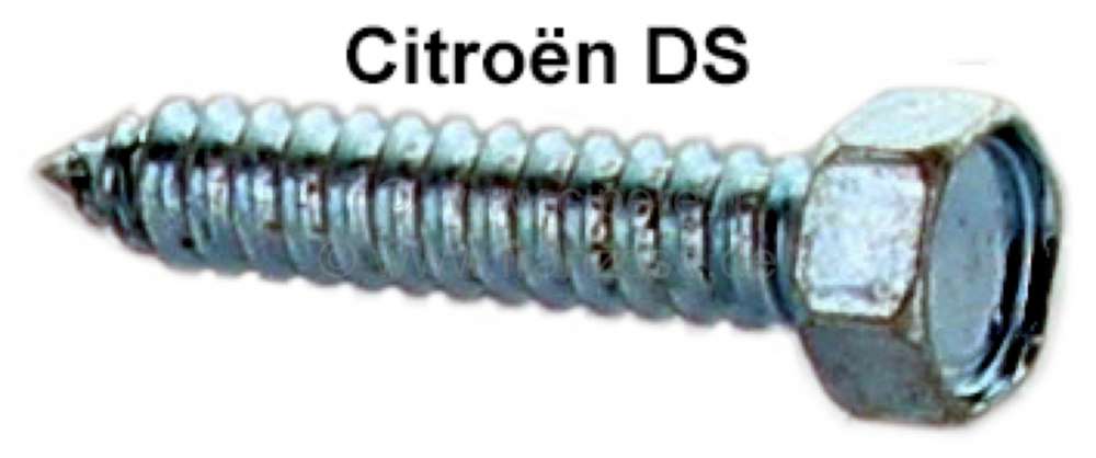 Citroen-DS-11CV-HY - ventilateur sur pompe à eau, Citroën DS, vis de fixation de l'hélice sur la poulie de p