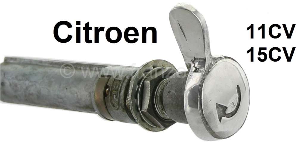 Citroen-2CV - câble de réglage d'avance, Traction - 11cv et 15cv, longueur 63cm, n° d'origine 723100