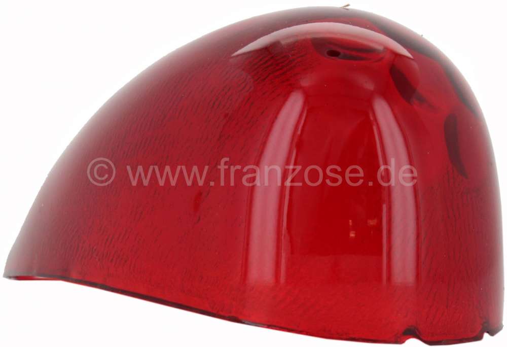 Alle - cabochon de clignotant arrière, Traction - 11cv et 15cv, rouge, n° d'origine 803730, dim