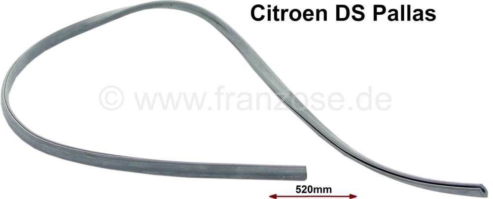 Citroen-DS-11CV-HY - catadioptre, Citroën DS Pallas, bordure grise de support de catadioptre, protection entre