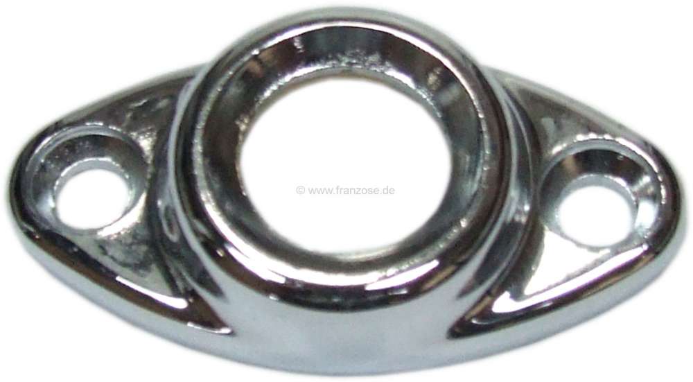 Citroen-DS-11CV-HY - embase de poignée de porte ext., Traction - 11cv et 15cv, n° d'origine 215009