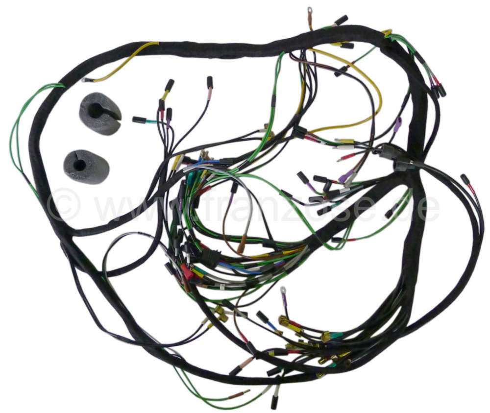 Citroen-DS-11CV-HY - faisceau électrique 510-13ID, Citroën ID de 09.1968 à 01.1969 (DY-DL-DV), faisceau prin